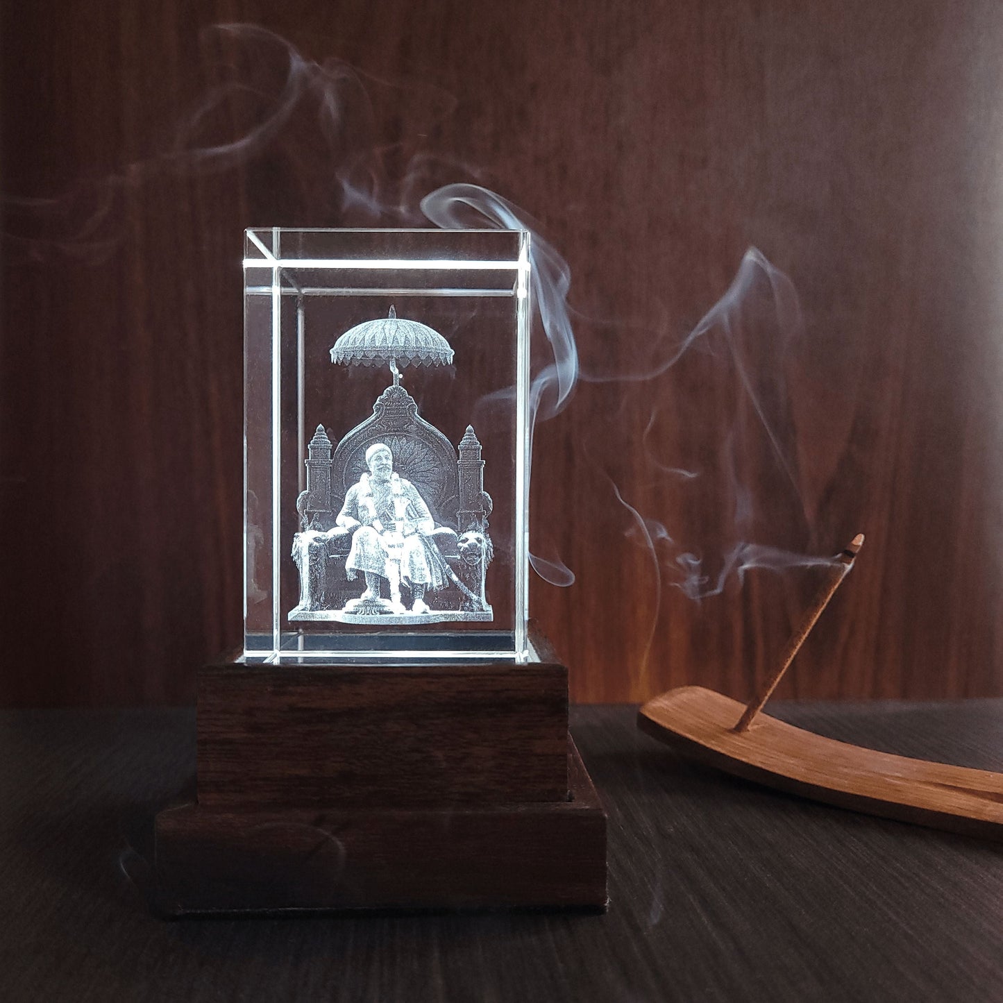 3D Crystal - Chhatrapati Shivaji Maharaj