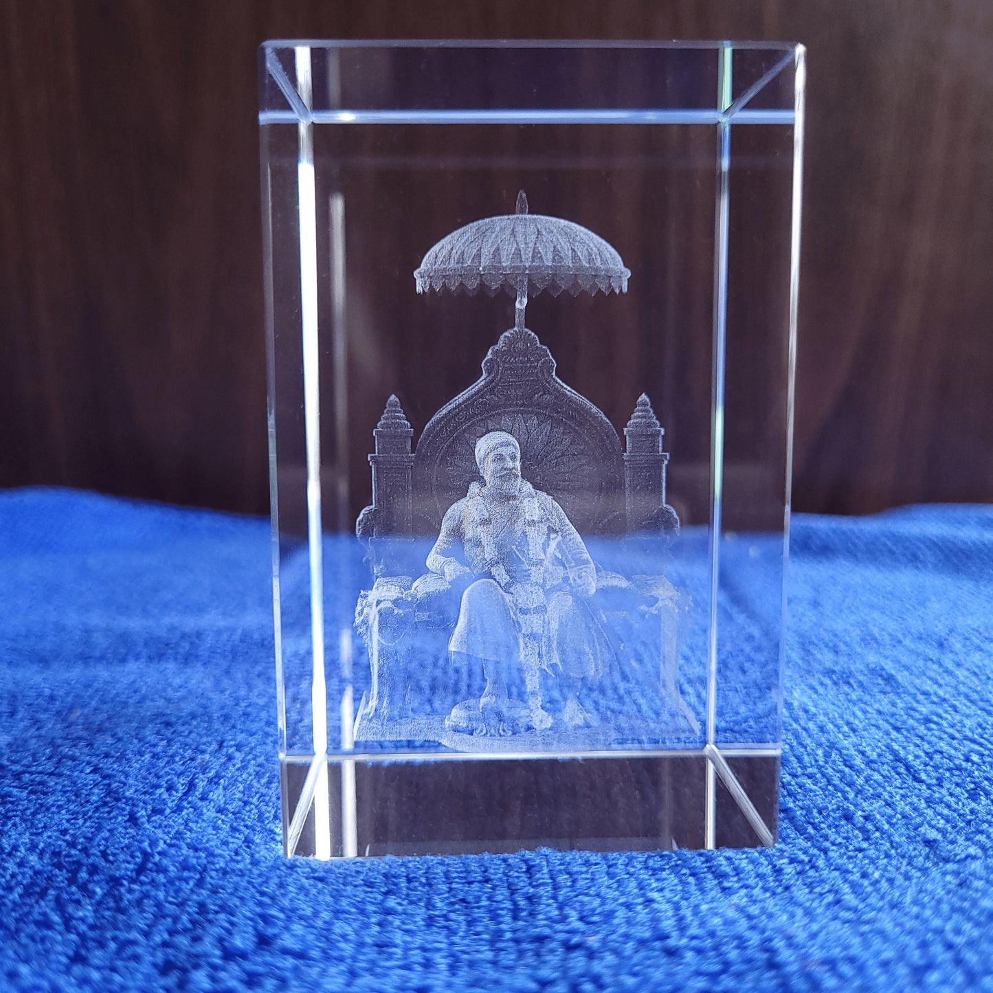 3D Crystal - Chhatrapati Shivaji Maharaj