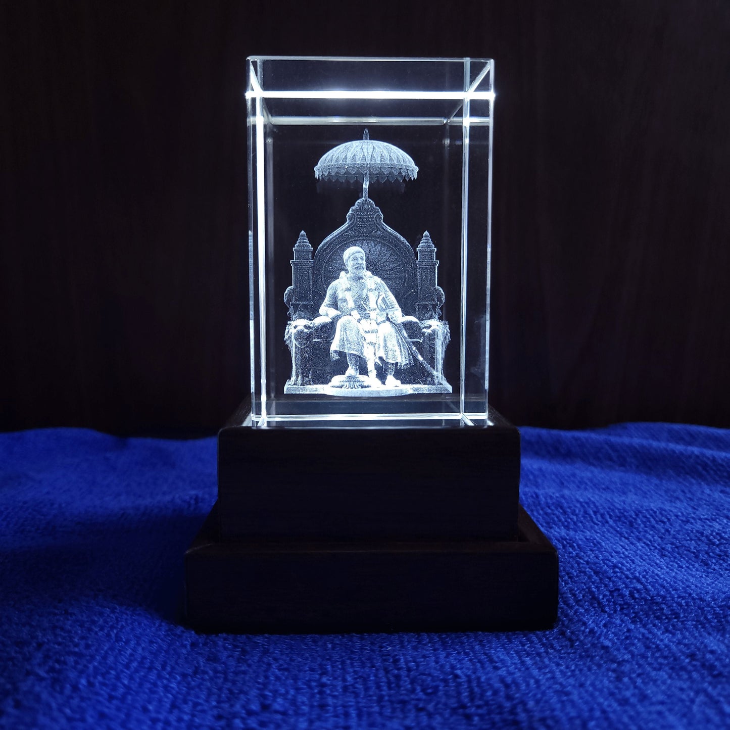 3D Crystal - Chhatrapati Shivaji Maharaj