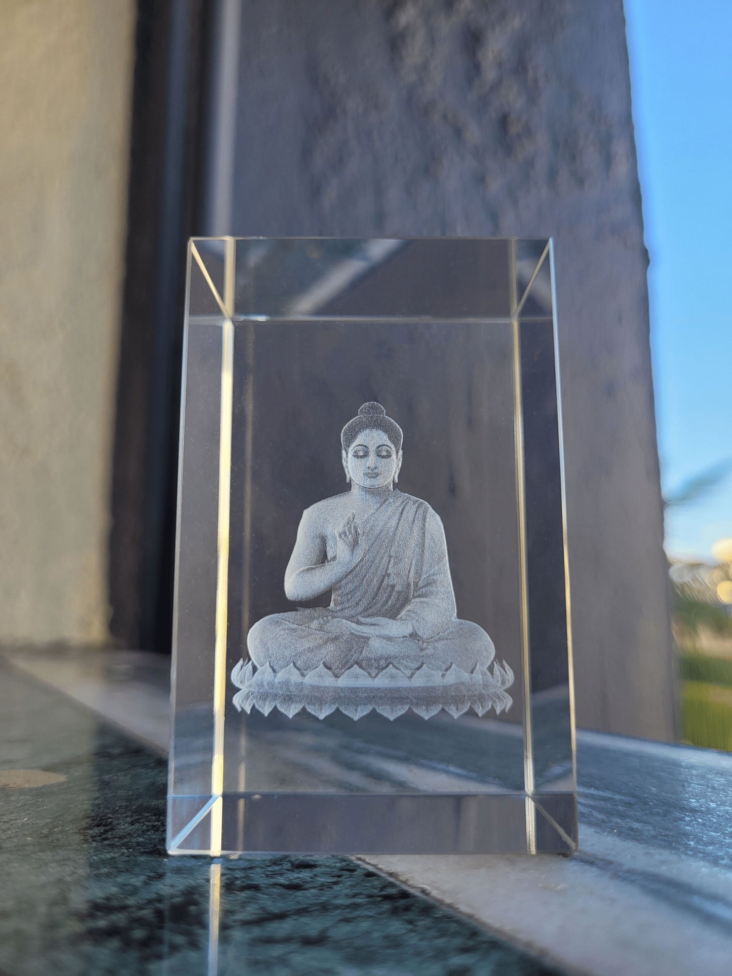 3D Crystal - Gautama Buddha