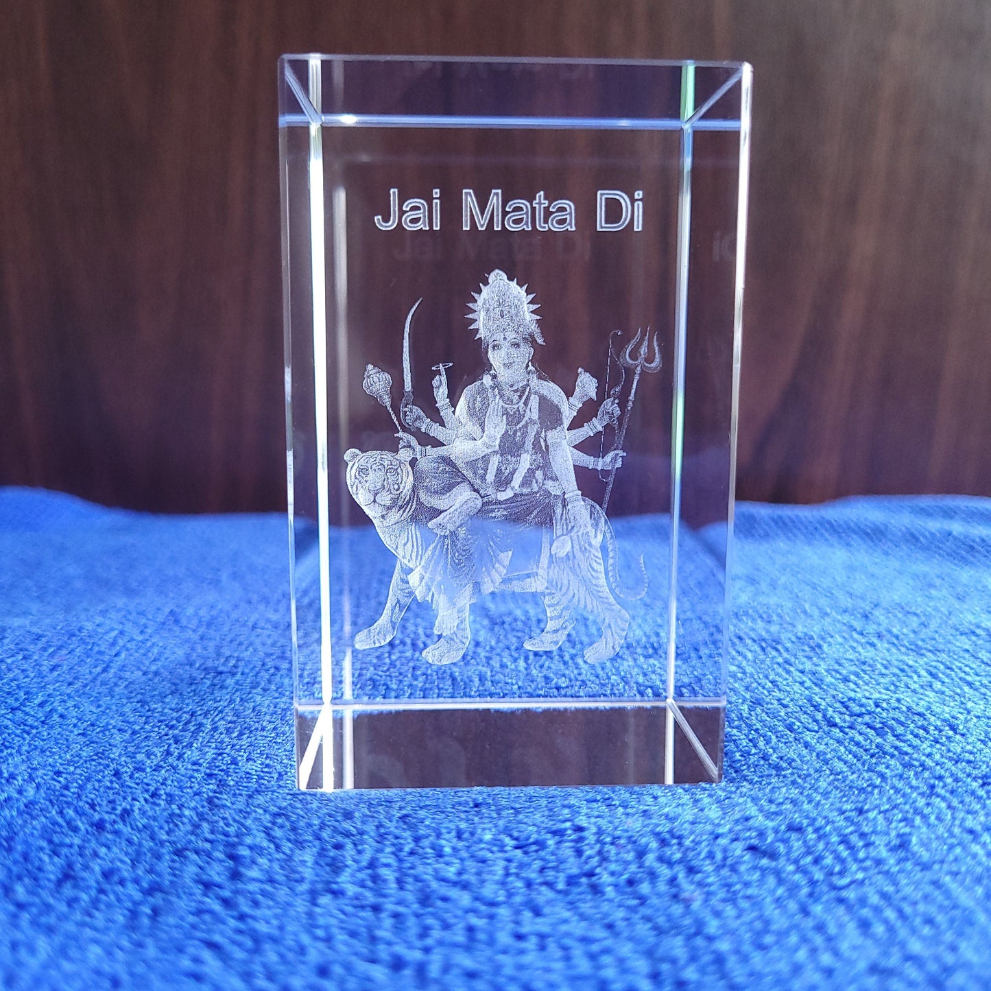 3D Crystal - Goddess Durga