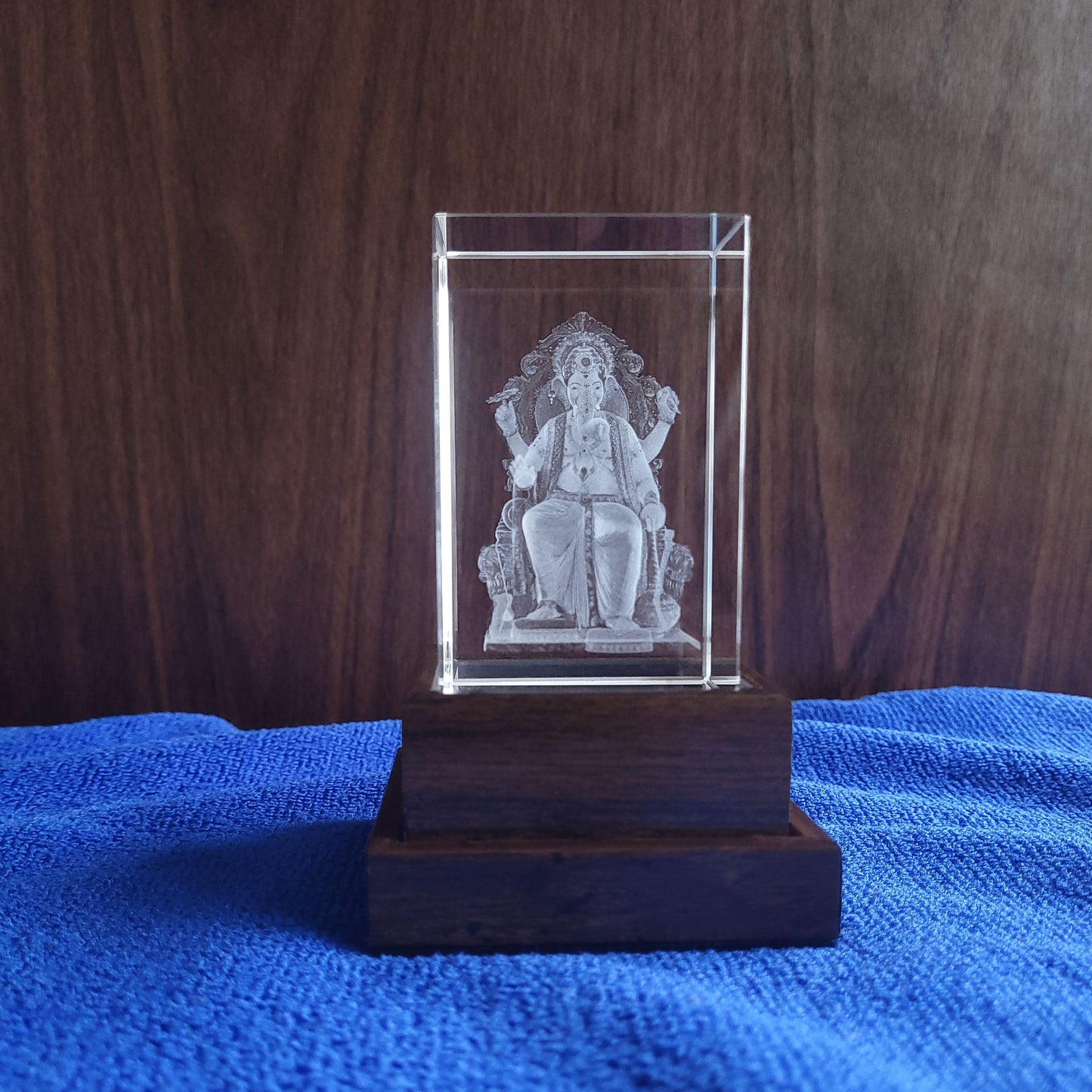 3D Crystal - Lord Ganesha