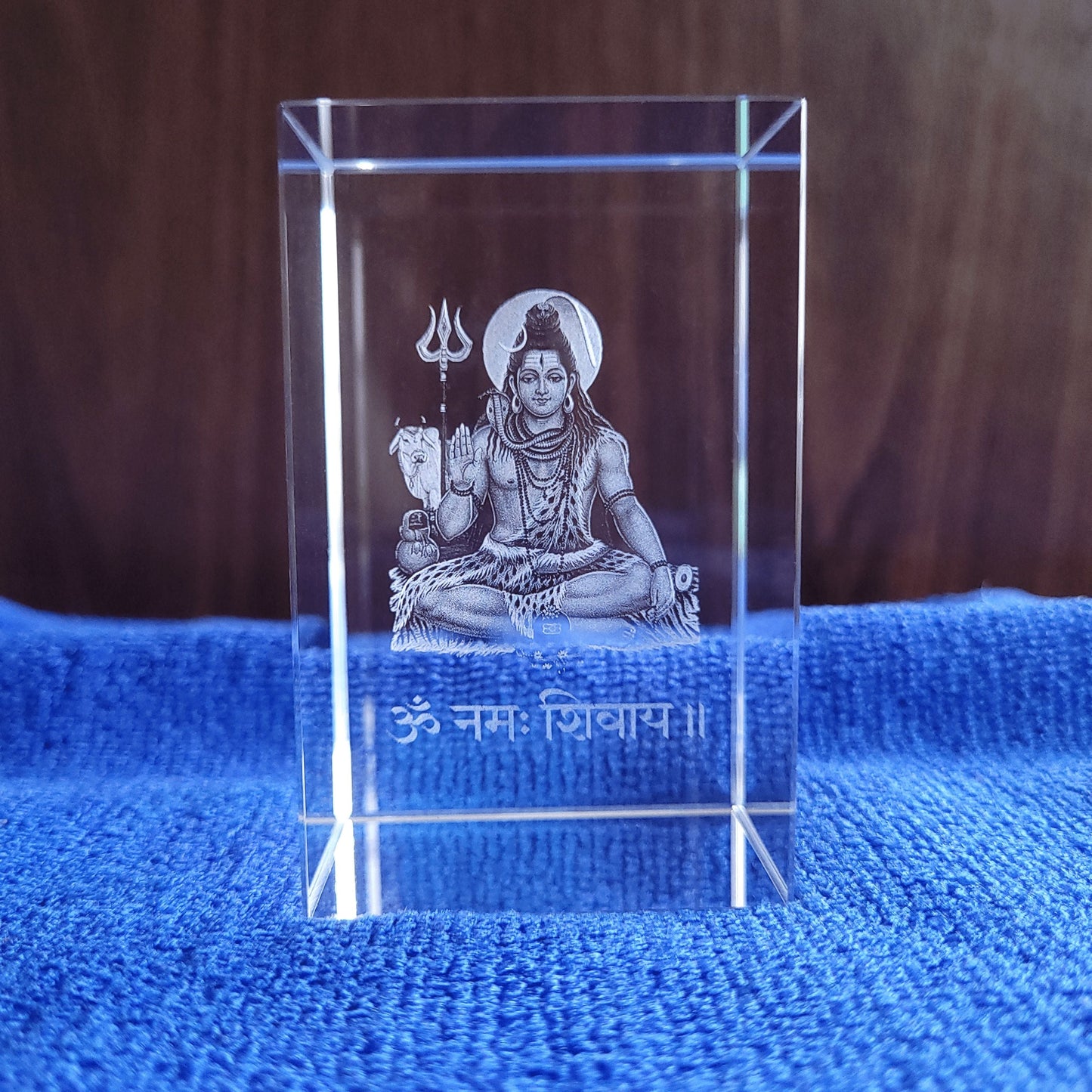 3D Crystal - Lord Shiva