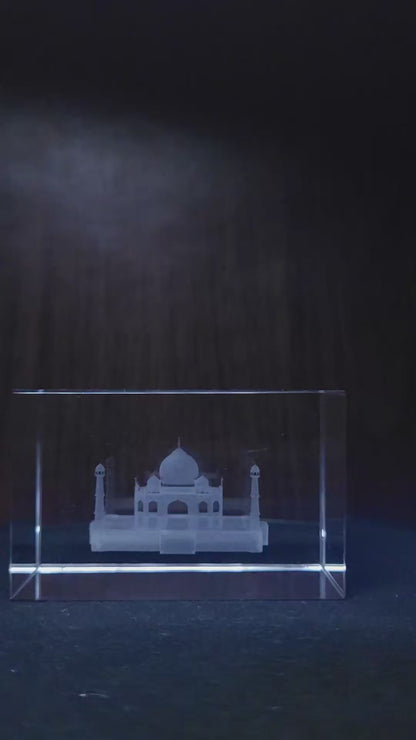 3D Crystal - Taj Mahal