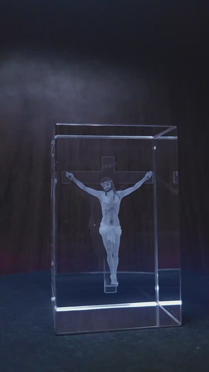 3D Crystal - Jesus Christ