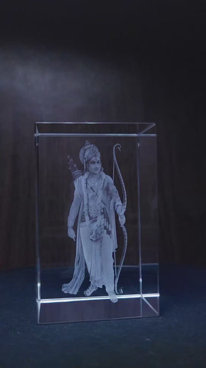 3D Crystal - Lord Ram