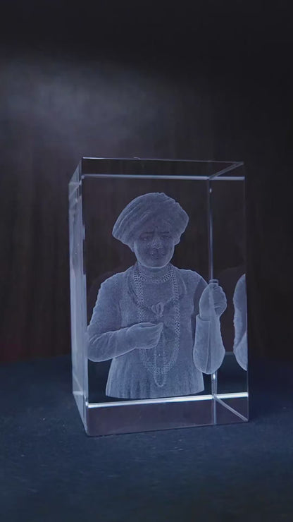 3D Crystal - Jalaram Bappa