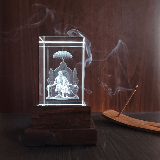 3D Crystal - Chhatrapati Shivaji Maharaj
