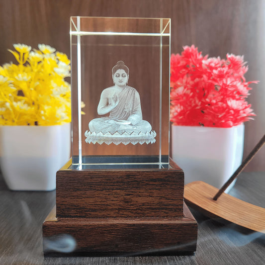 3D Crystal - Gautama Buddha