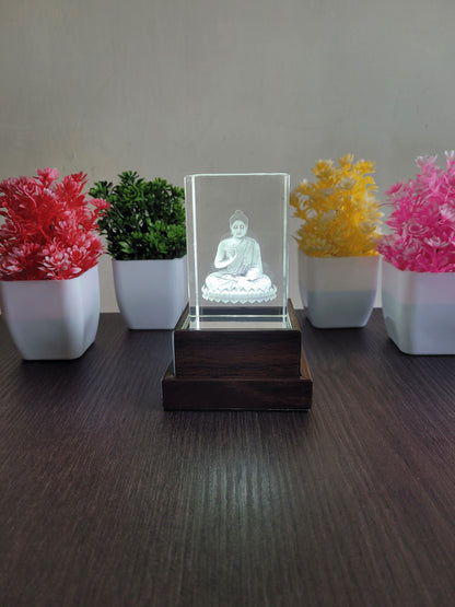 3D Crystal - Gautama Buddha