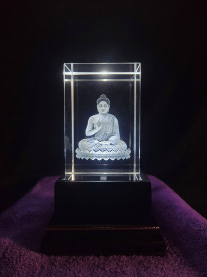 3D Crystal - Gautama Buddha