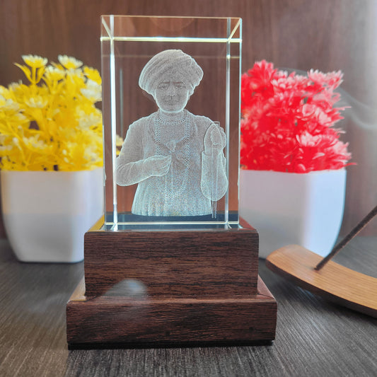 3D Crystal - Jalaram Bappa