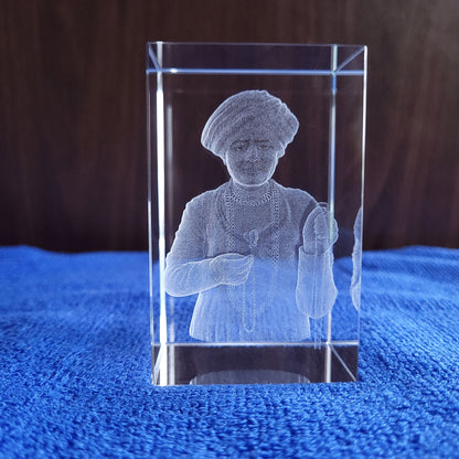 3D Crystal - Jalaram Bappa