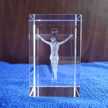 3D Crystal - Jesus Christ