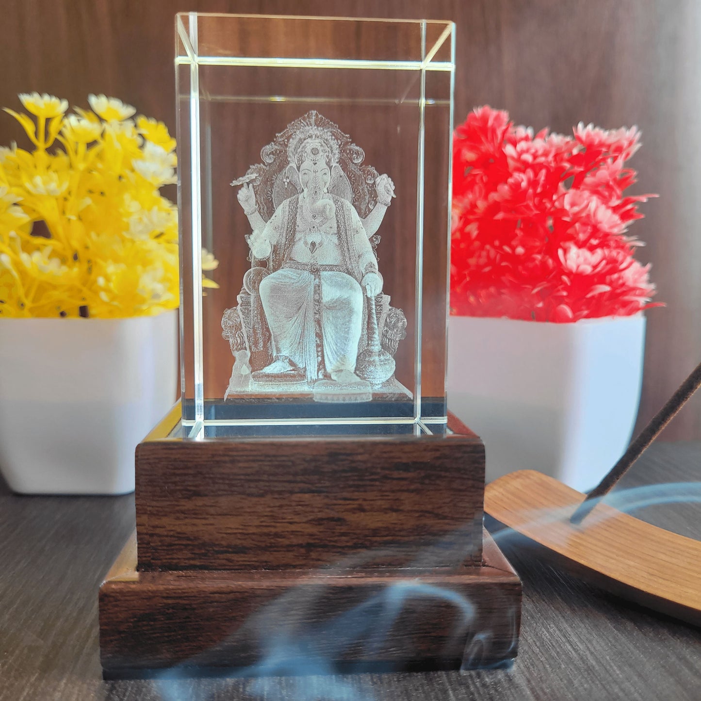3D Crystal - Lord Ganesha