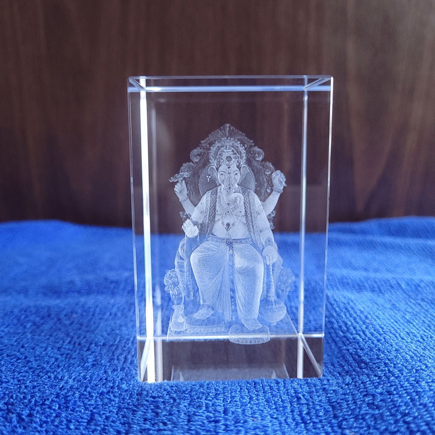 3D Crystal - Lord Ganesha