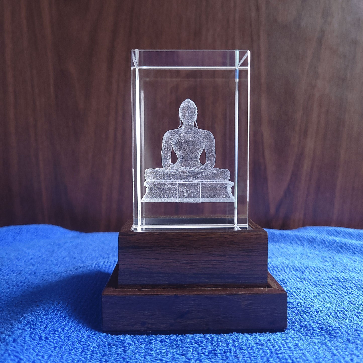 3D Crystal - Lord Mahavir
