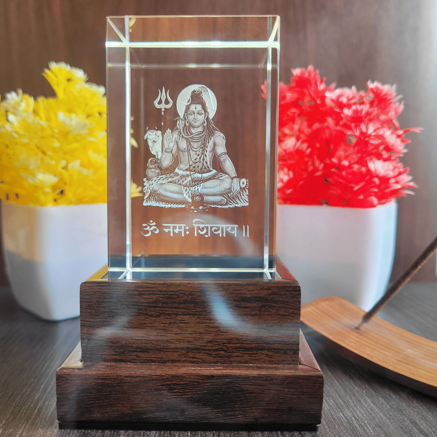 3D Crystal - Lord Shiva