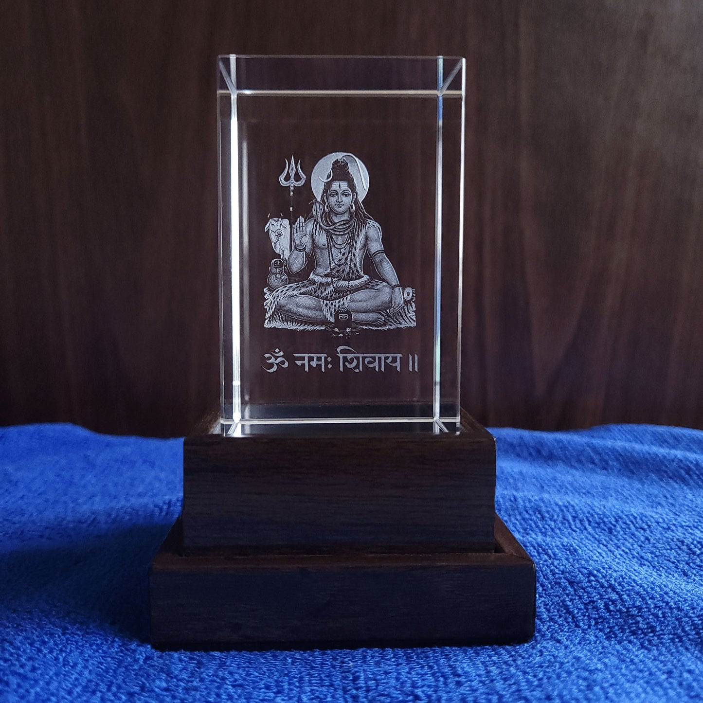 3D Crystal - Lord Shiva